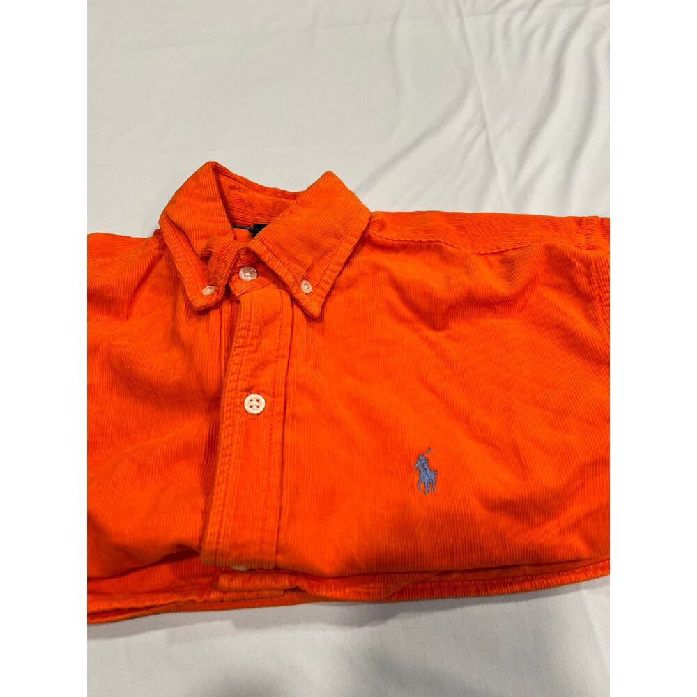 Ralph Lauren vintage orange corduroy button up